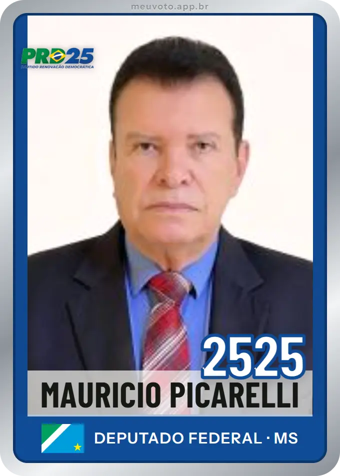 Carta de Mauricio Picarelli, número 2525, PRD
