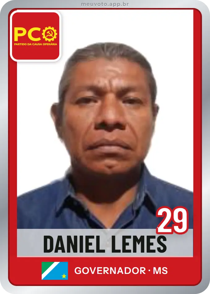 Carta de Daniel Lemes, número 29, PCO