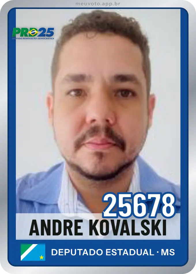 Carta de Andre Kovalski, número 25678, PRD