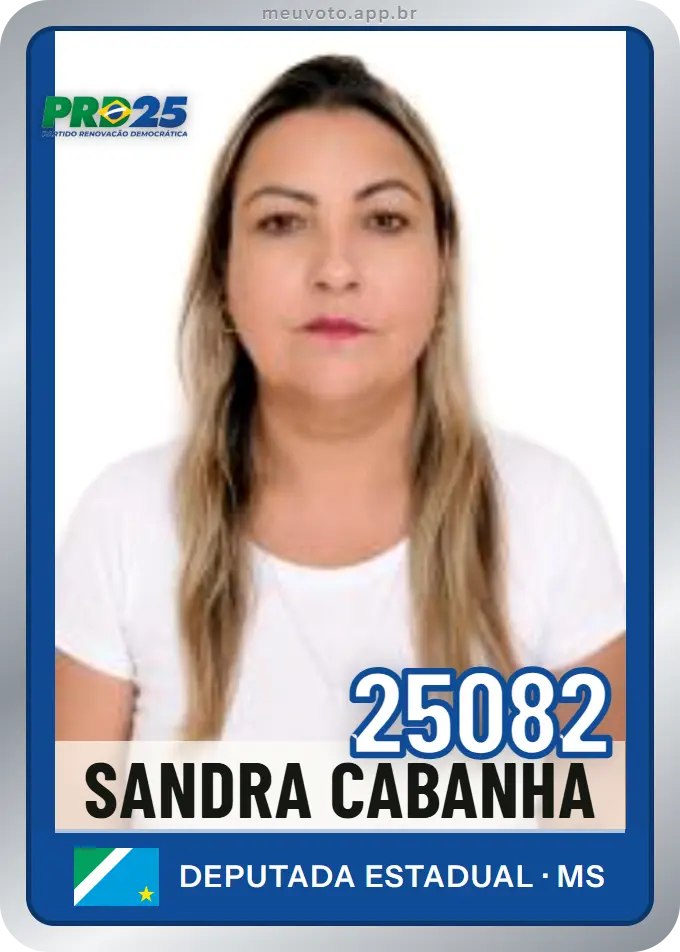 Carta de Sandra Cabanha, número 25082, PRD
