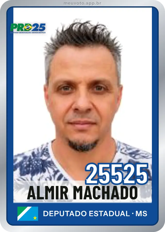 Carta de Almir Machado, número 25525, PRD