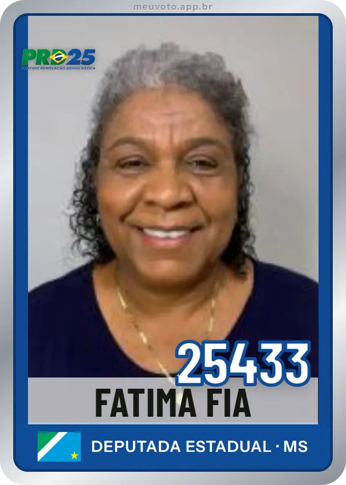 Carta de Fatima Fia, número 25433, PRD