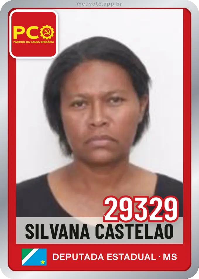 Carta de Silvana Castelão, número 29329, PCO