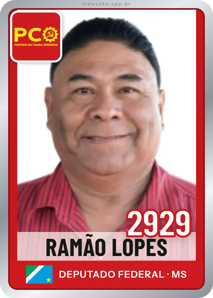 Carta de Ramão Lopes, número 2929, PCO