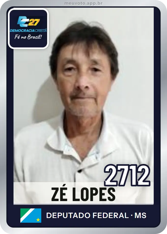 Carta de Zé Lopes, número 2712, DC