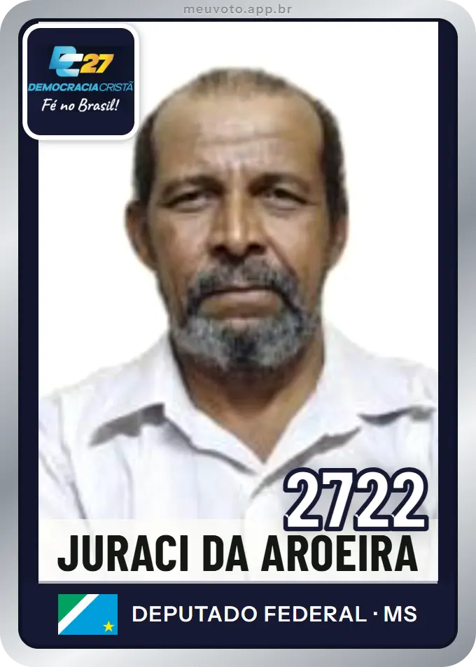Carta de Juraci da Aroeira, número 2722, DC