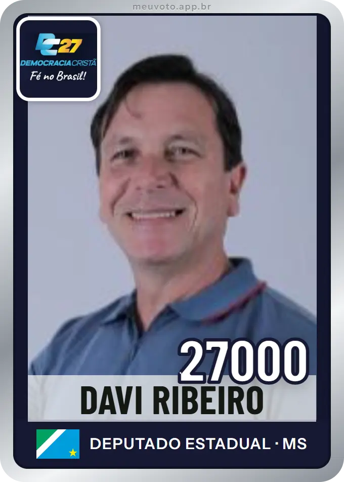 Carta de Davi Ribeiro, número 27000, DC