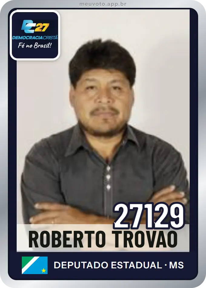 Carta de Roberto Trovão, número 27129, DC