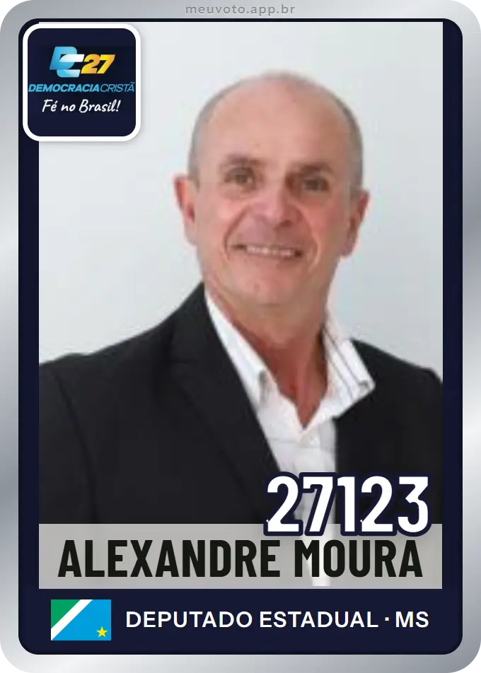 Carta de Alexandre Moura, número 27123, DC