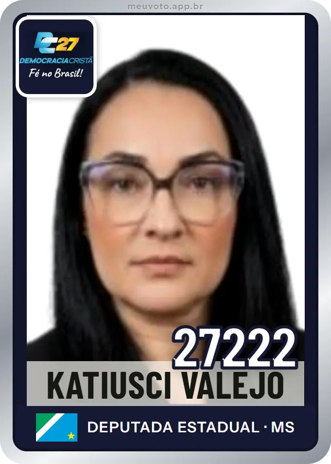 Carta de Katiusci Valejo, número 27222, DC