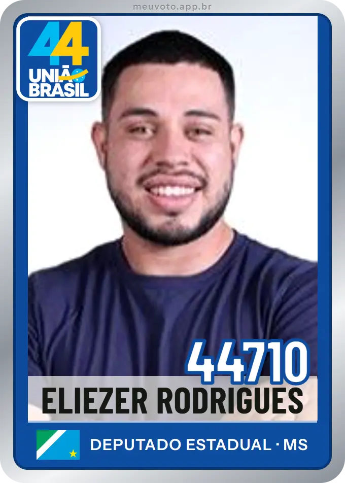 Carta de Eliezer Rodrigues, número 44710, União