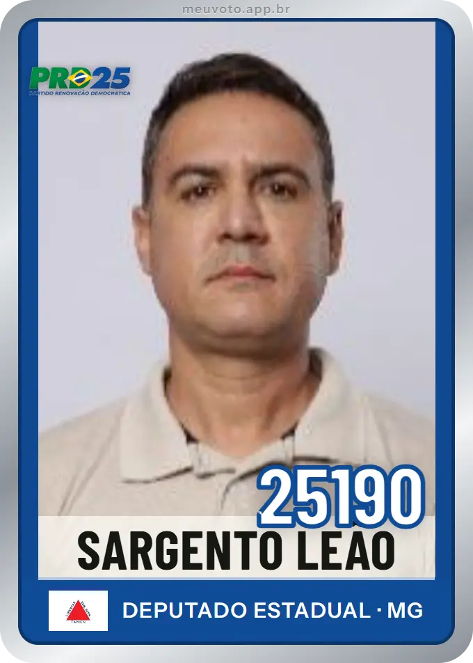 Carta de Sargento Leão, número 25190, PRD