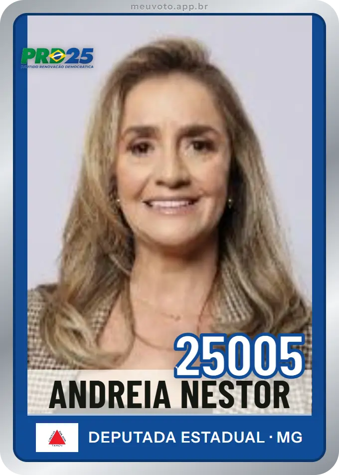 Carta de Andreia Nestor, número 25005, PRD
