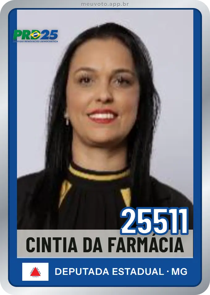 Carta de Cintia da Farmácia, número 25511, PRD