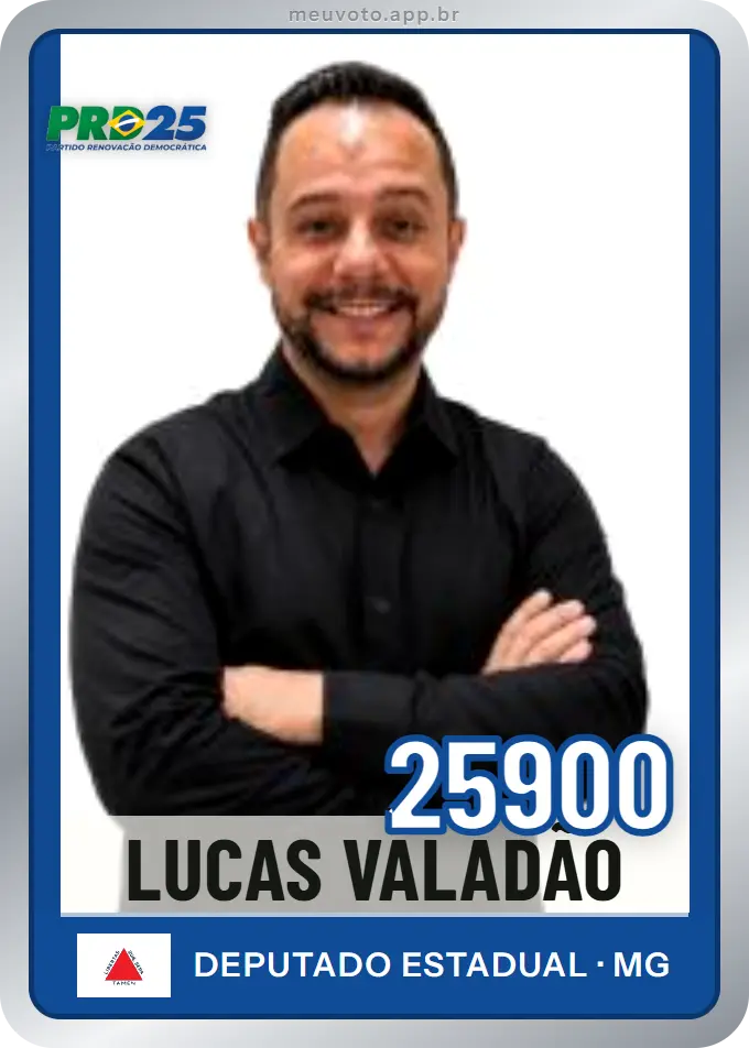 Carta de Lucas Valadão, número 25900, PRD