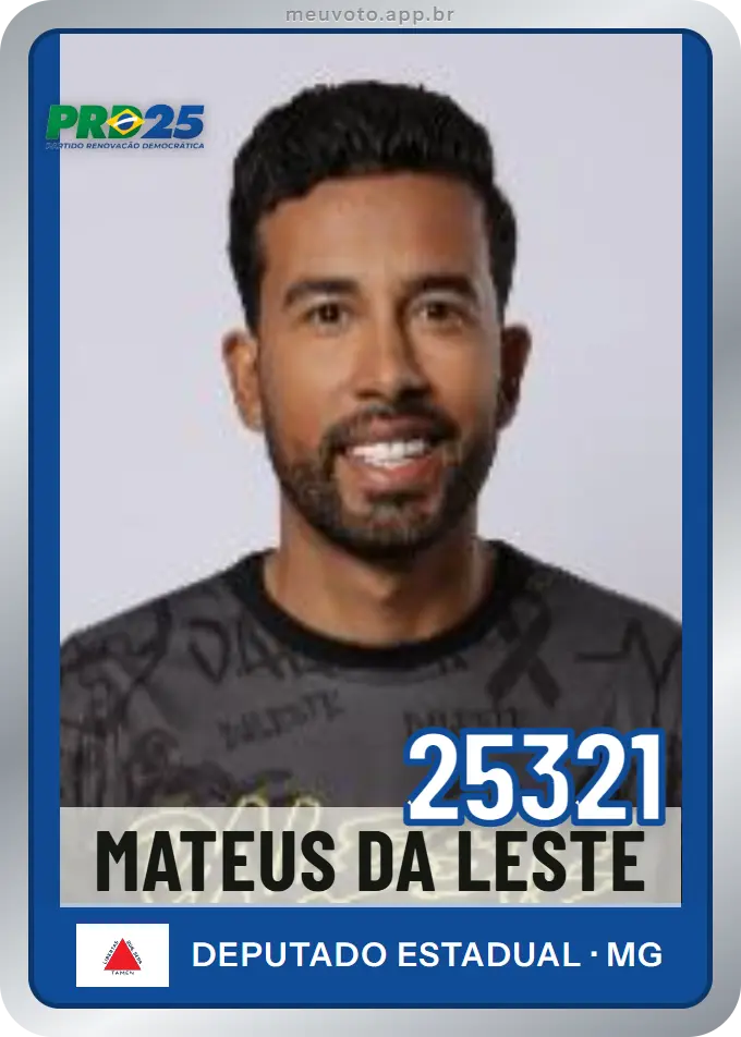 Carta de Mateus da Leste, número 25321, PRD
