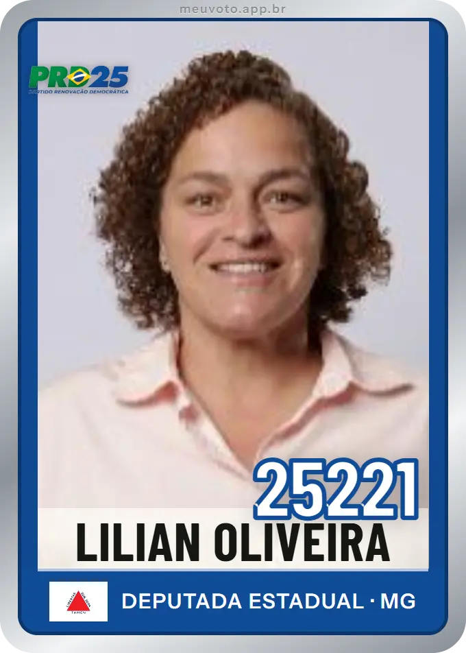 Carta de Lilian Oliveira, número 25221, PRD