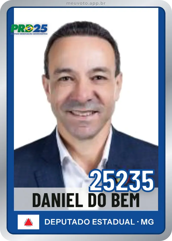 Carta de Daniel do Bem, número 25235, PRD