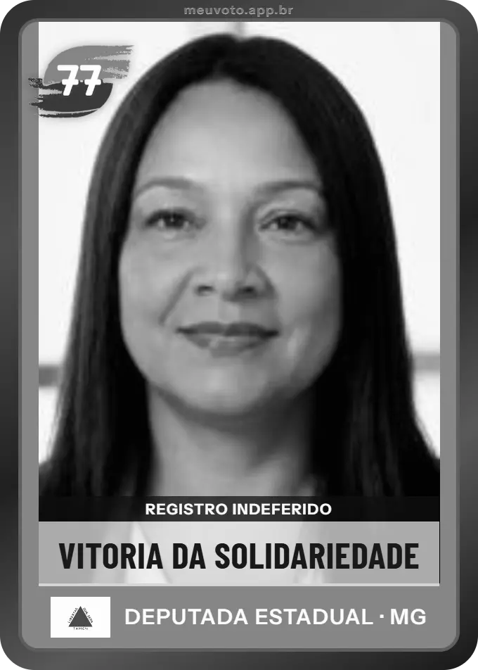 Carta de Vitoria da Solidariedade, Solidariedade. Teve o registro indeferido pelo TSE e não vai à urna.