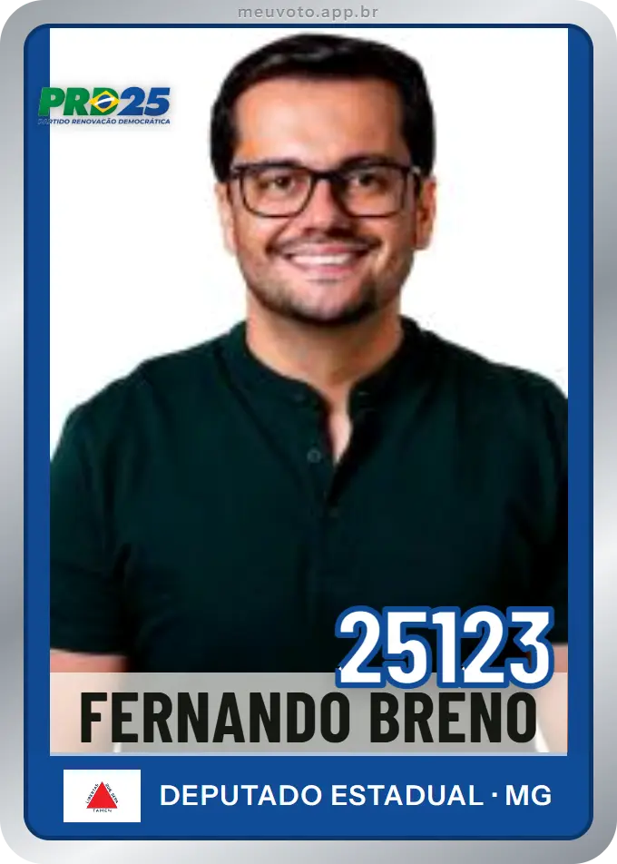 Carta de Fernando Breno, número 25123, PRD