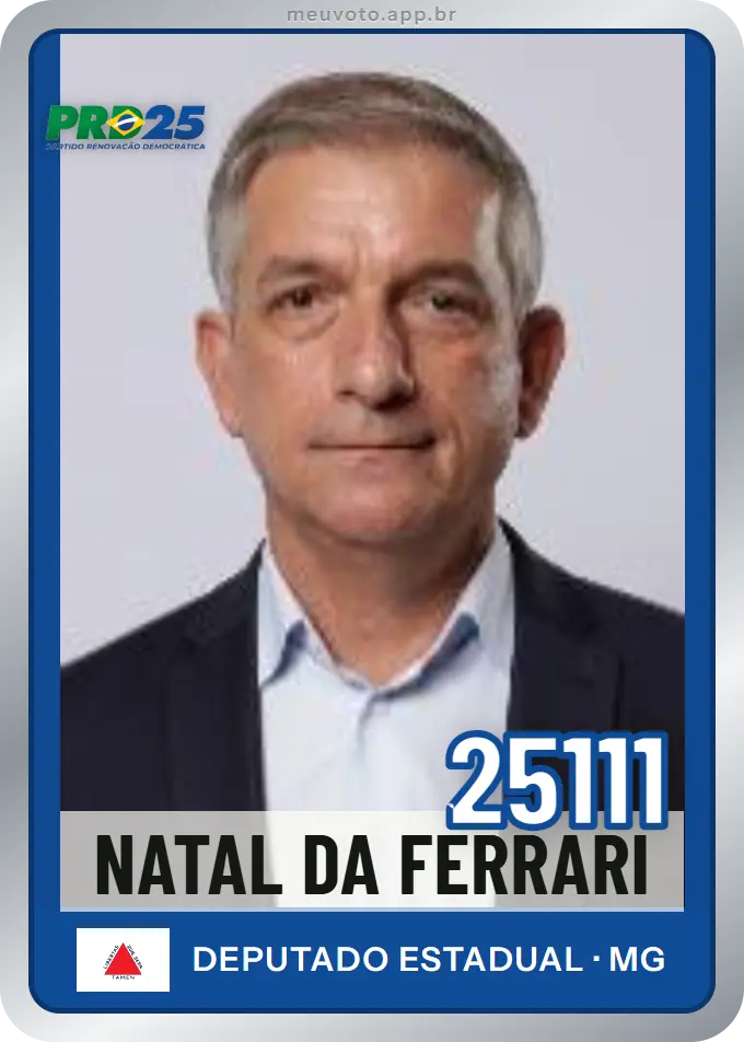 Carta de Natal da Ferrari, número 25111, PRD