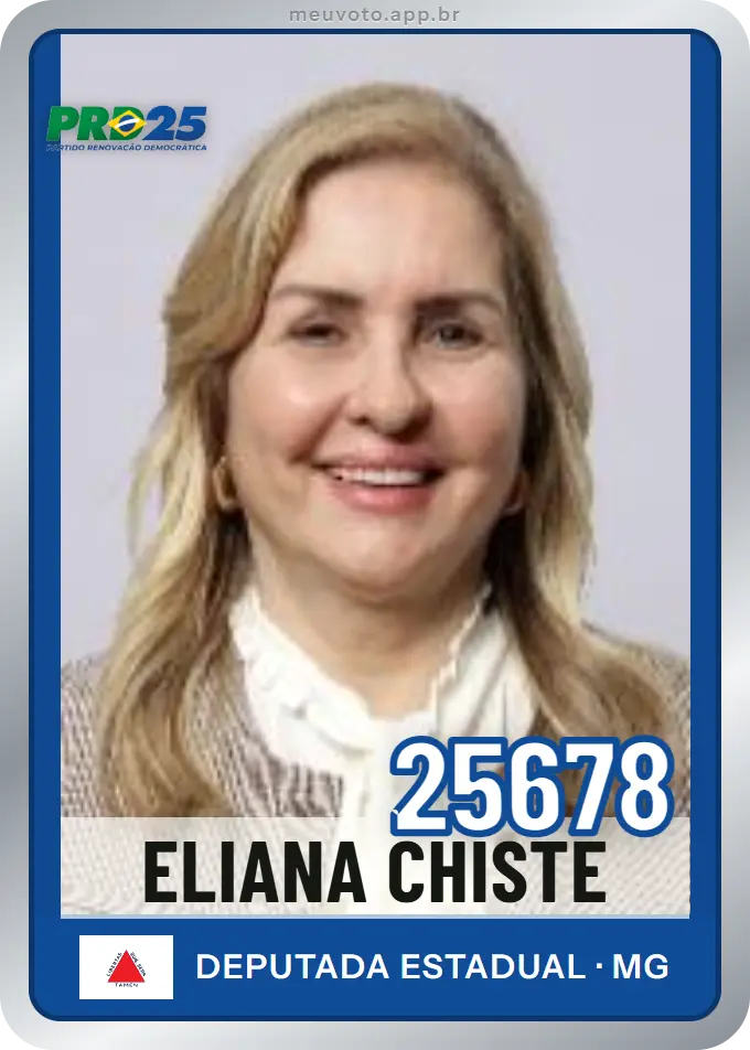 Carta de Eliana Chisté, número 25678, PRD