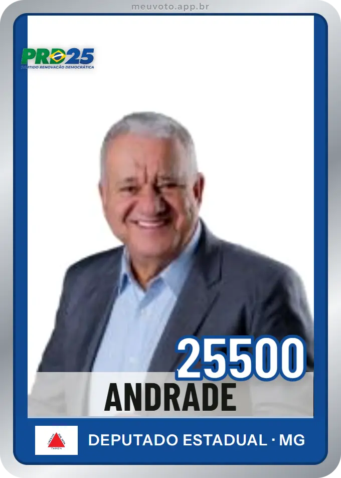 Carta de Andrade, número 25500, PRD