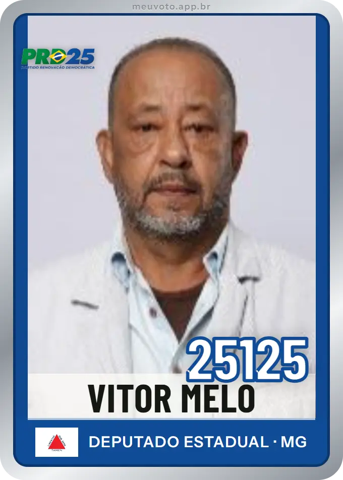 Carta de Vitor Melo, número 25125, PRD