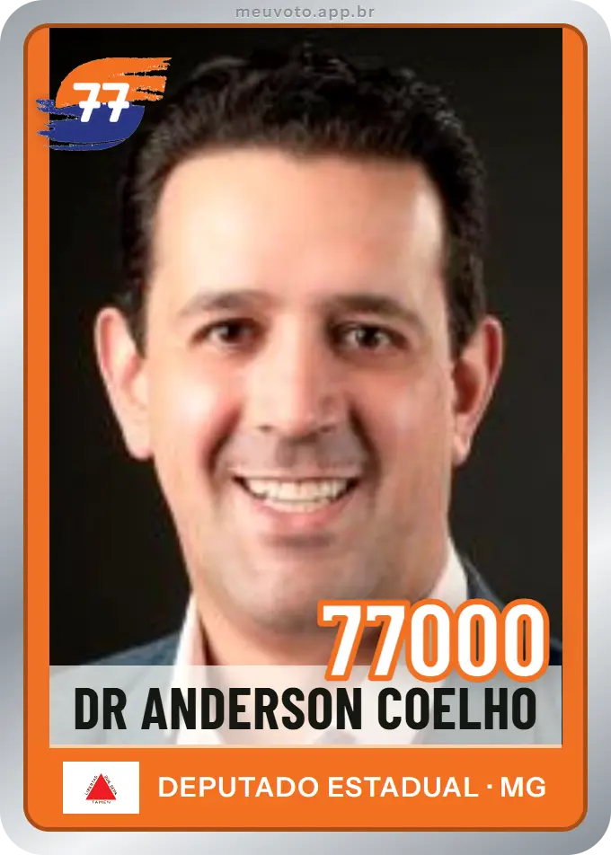Carta de Dr Anderson Coelho, número 77000, Solidariedade