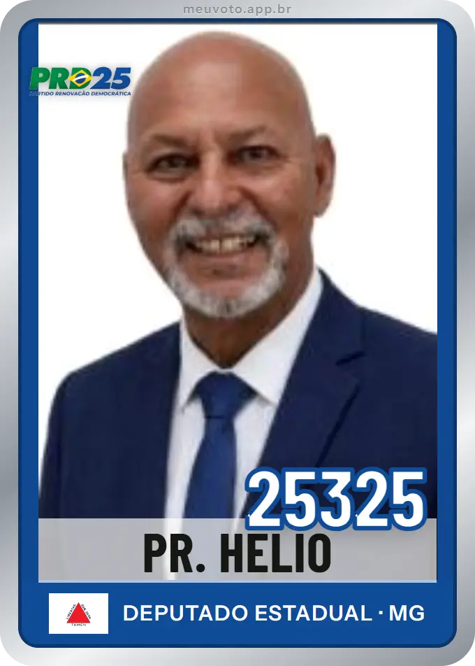 Carta de Pr. Helio, número 25325, PRD