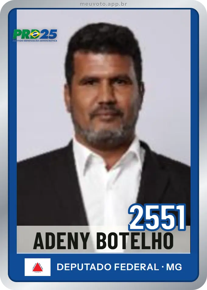 Carta de Adeny Botelho, número 2551, PRD