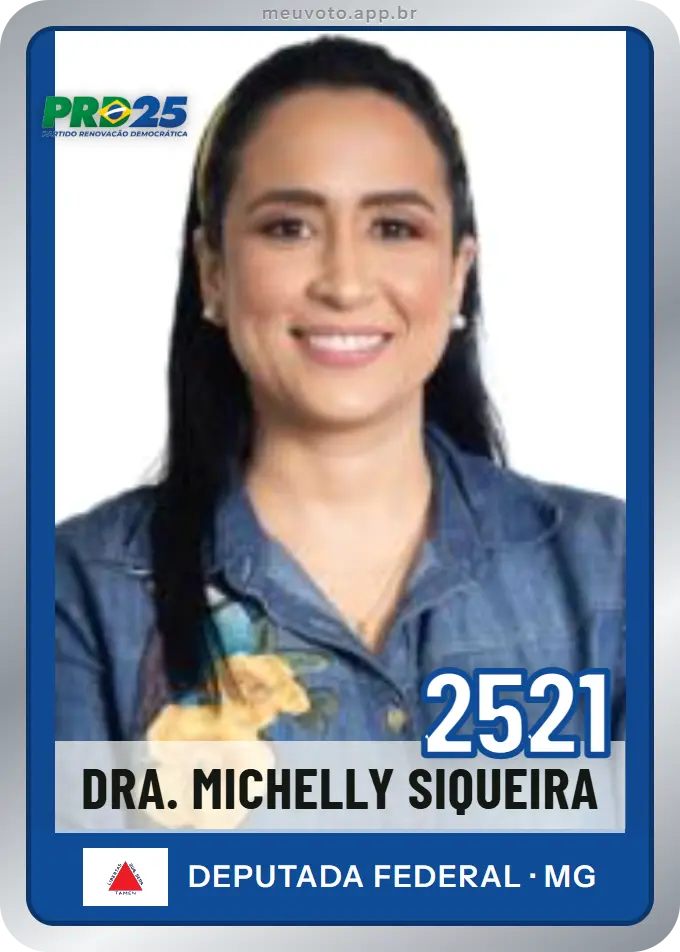 Carta de Dra. Michelly Siqueira, número 2521, PRD