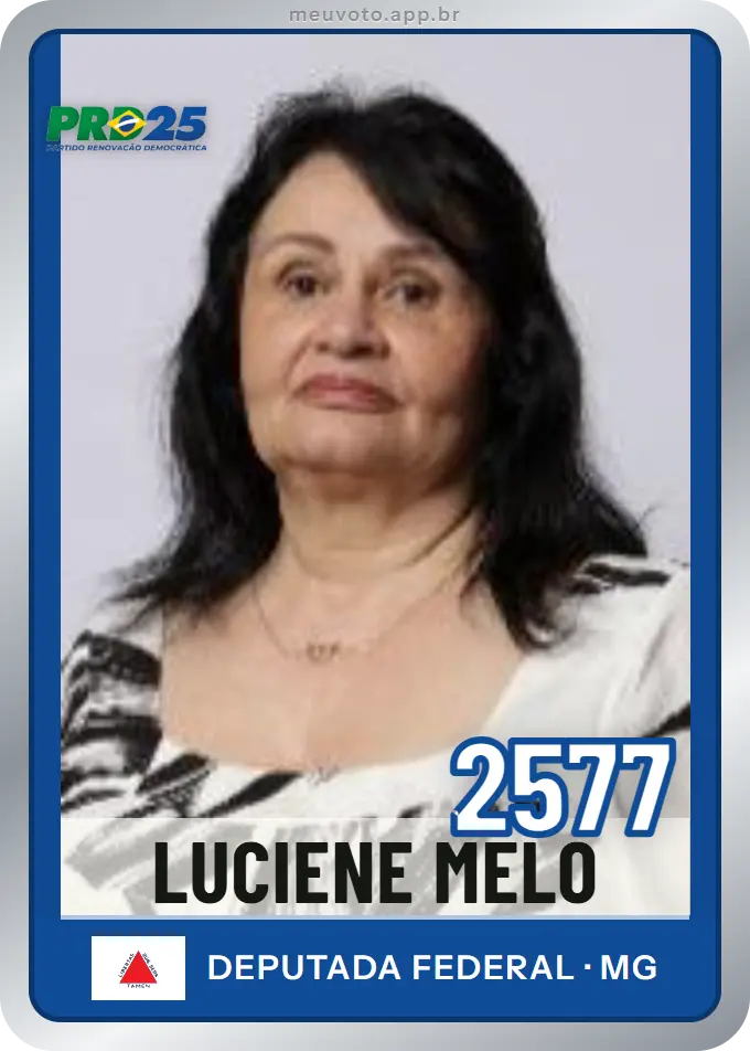 Carta de Luciene Melo, número 2577, PRD