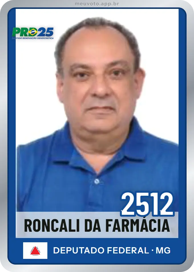 Carta de Roncali da Farmácia, número 2512, PRD