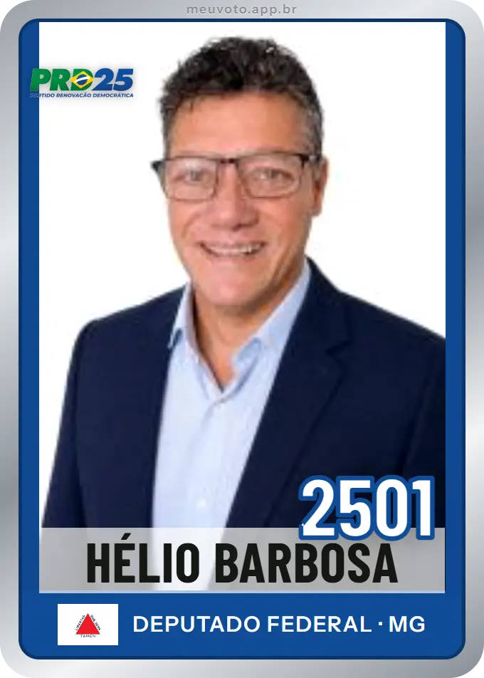 Carta de Hélio Barbosa, número 2501, PRD
