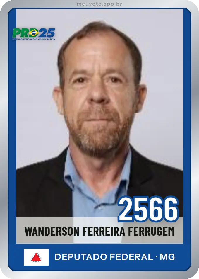 Carta de Wanderson Ferreira Ferrugem, número 2566, PRD