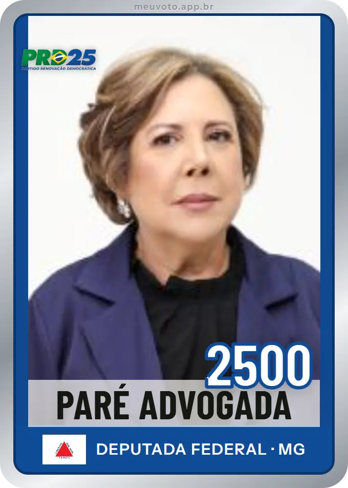 Carta de Paré Advogada, número 2500, PRD