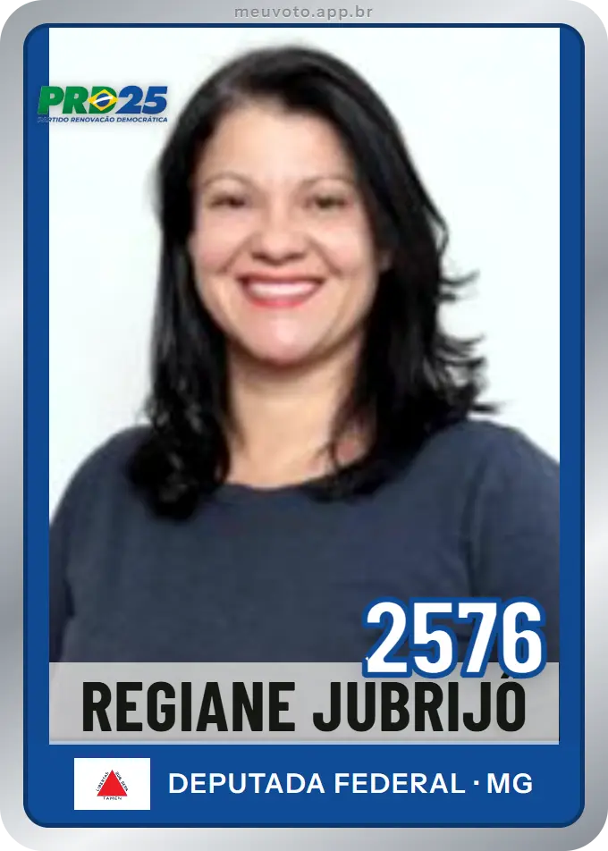 Carta de Regiane Jubrijô, número 2576, PRD