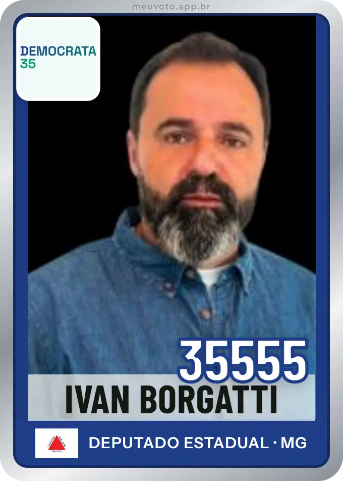 Carta de Ivan Borgatti, número 35555, Democrata