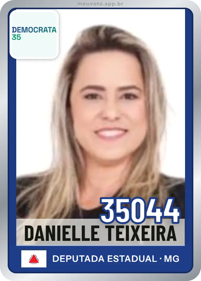 Carta de Danielle Teixeira, número 35044, Democrata