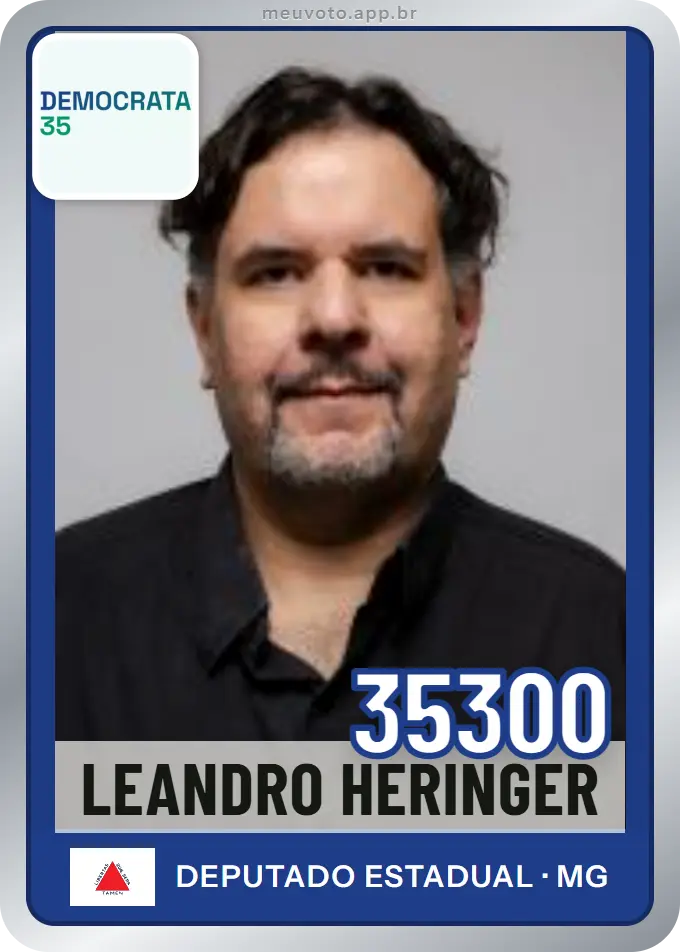 Carta de Leandro Heringer, número 35300, Democrata