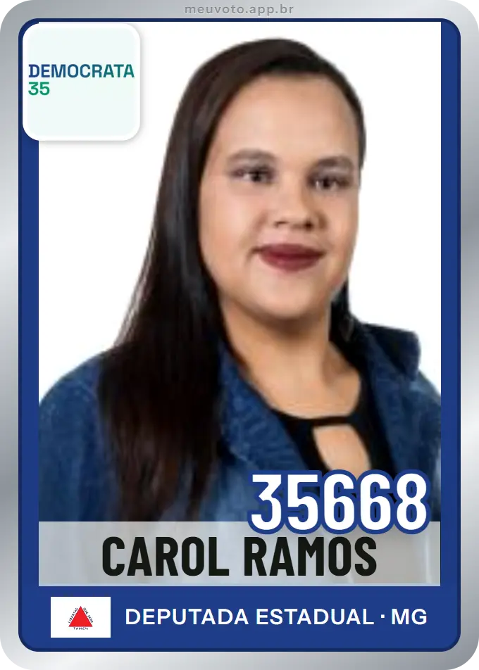 Carta de Carol  Ramos, número 35668, Democrata