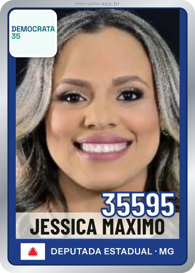 Carta de Jessica Maximo, número 35595, Democrata