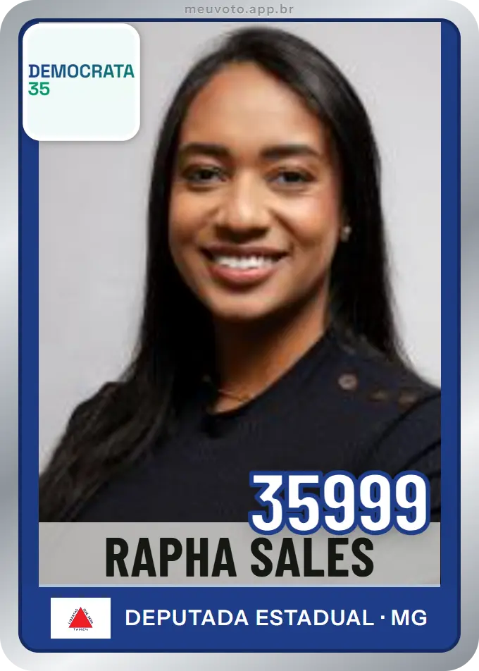 Carta de Rapha Sales, número 35999, Democrata
