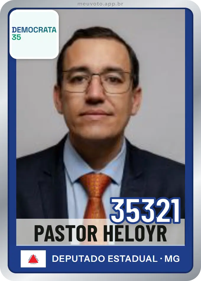Carta de Pastor Heloyr, número 35321, Democrata