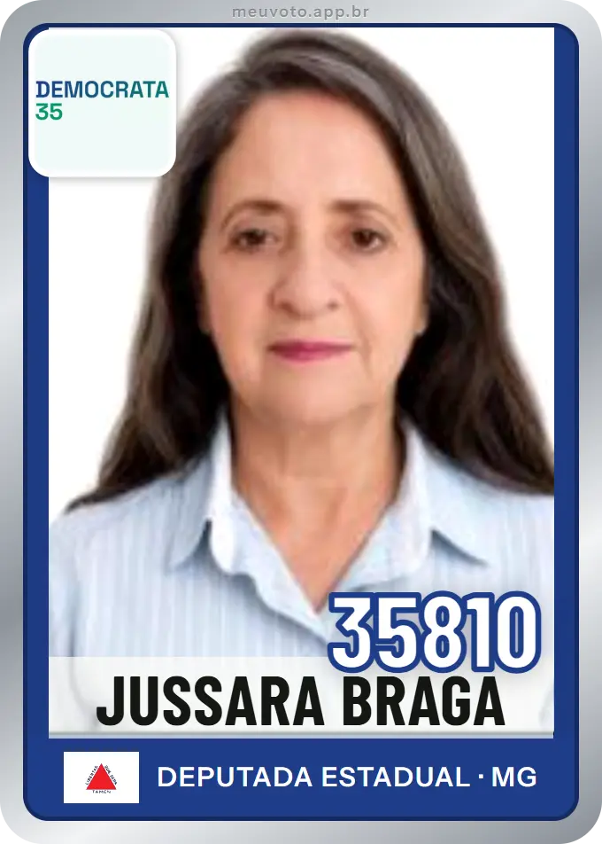Carta de Jussara Braga, número 35810, Democrata