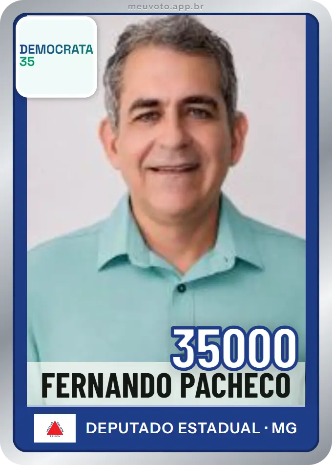 Carta de Fernando Pacheco, número 35000, Democrata