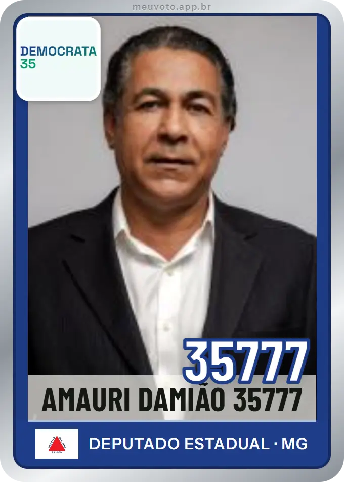 Carta de Amauri Damião 35777, número 35777, Democrata