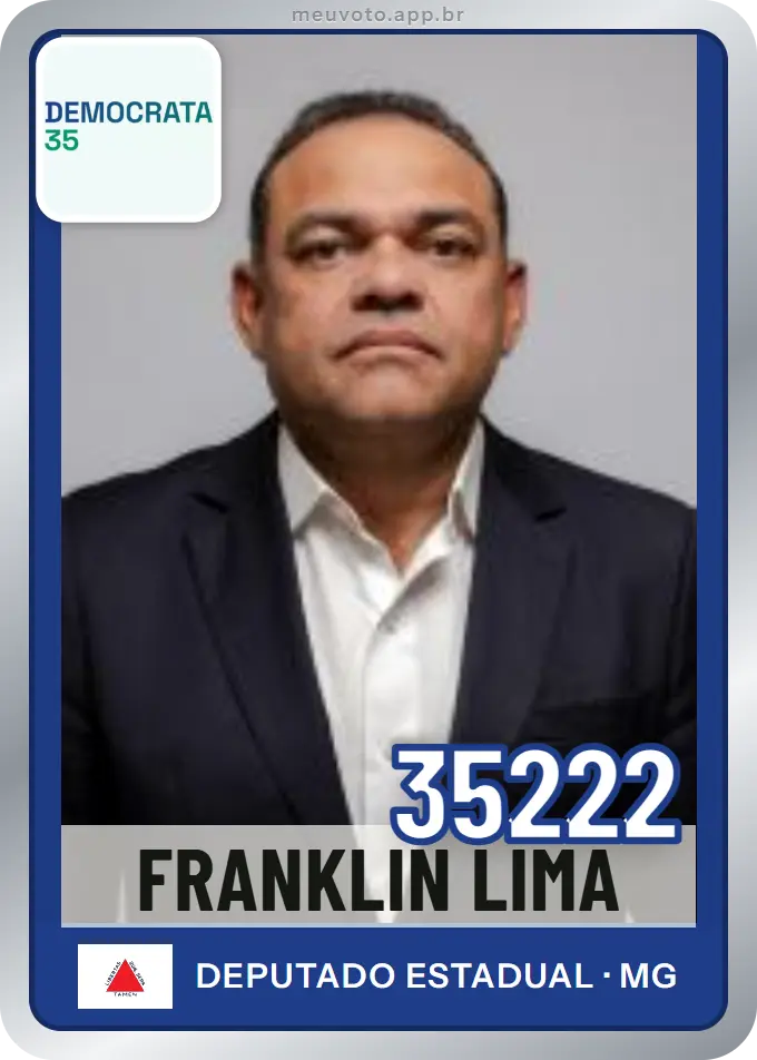 Carta de Franklin Lima, número 35222, Democrata