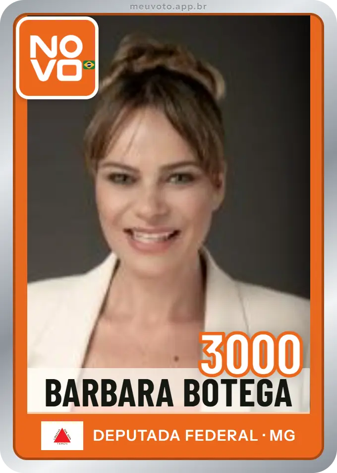 Carta de Barbara Botega, número 3000, Novo
